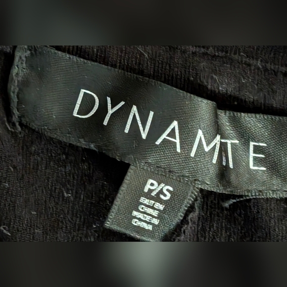 Dynamite Elegant Black Twist Midi Dress - Picture 3 of 4